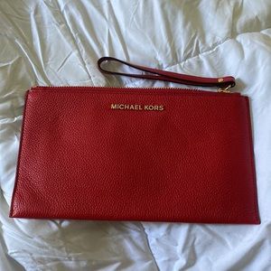 Michael Kors large zip wristlet
